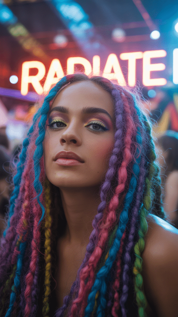30 Latest Dreadlock Styles 2025 for Ladies You'll Want to Try 22 Rainbow Locs