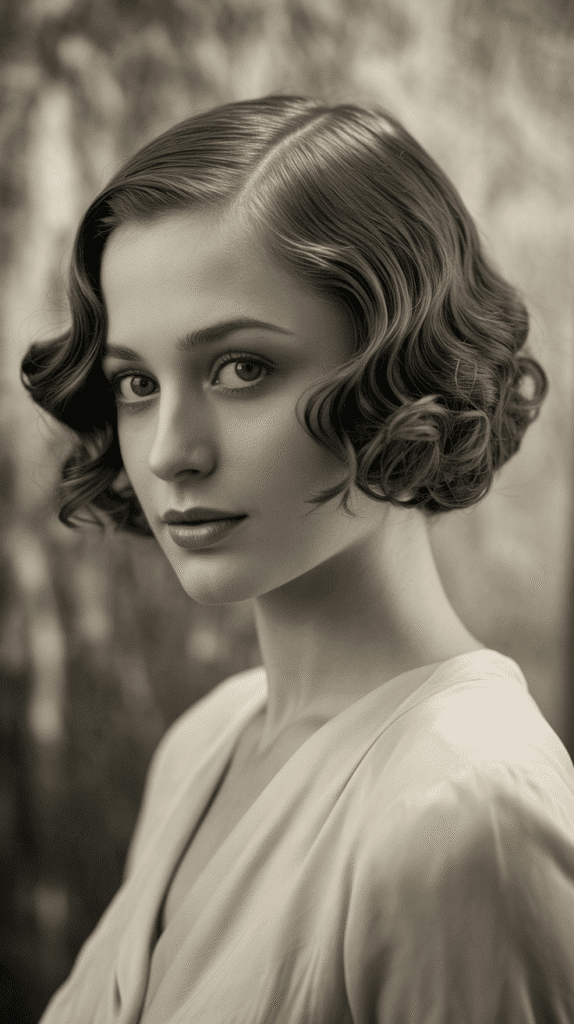 33 Vintage 1930s Updo Hairstyles for Special Occasions 24 Faux Bob Updo