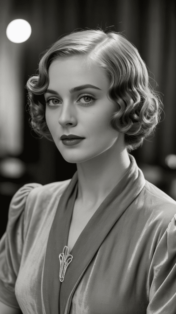 27 Chic 1930s Short Hairstyles Perfect for Timeless Look 7 The Pin Curl Set