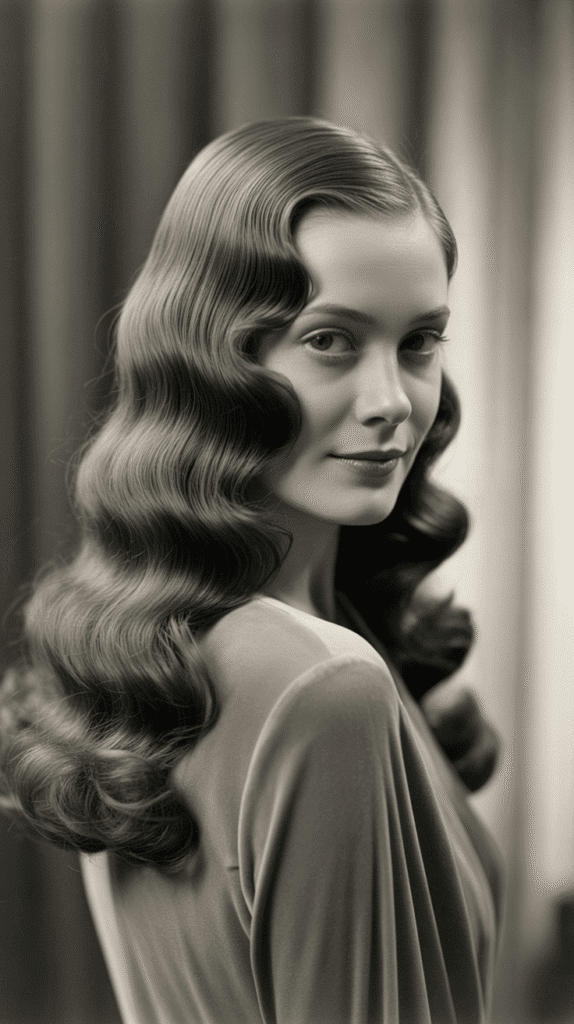 30 Elegant 1930s Hairstyles for Long Hair You'll Fall in Love With 29 S-Wave Pattern