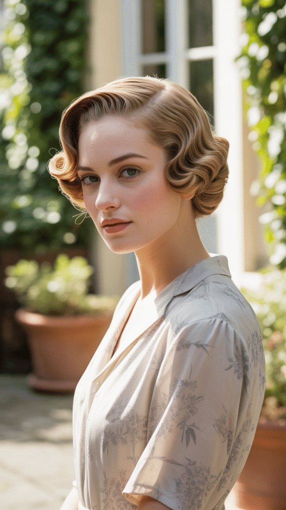 30 Step-by-Step 1930s Hairstyles Tutorial for a Retro Makeover 29 Vintage Ponytail with Rolled Front