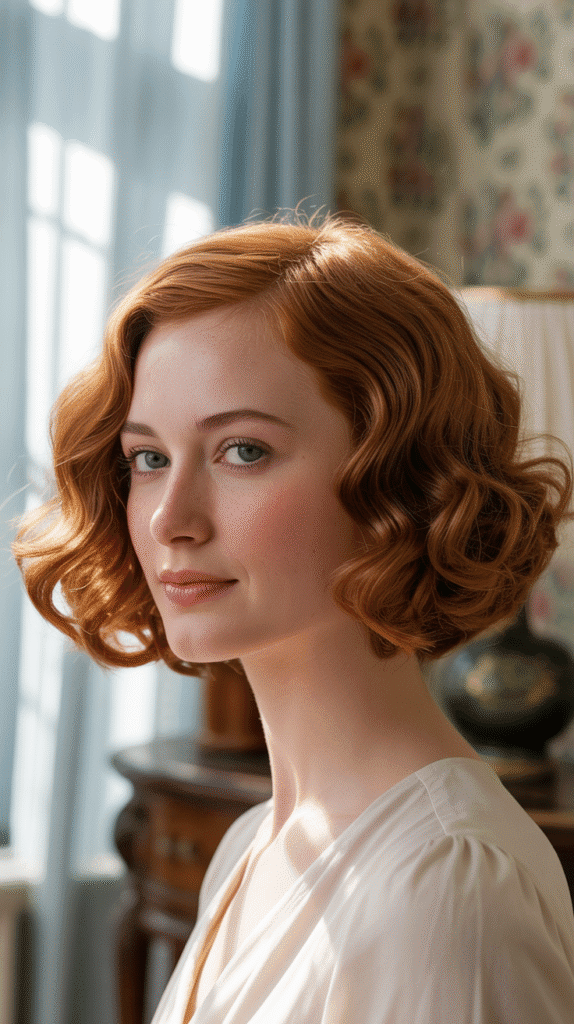 27 Chic 1930s Short Hairstyles Perfect for Timeless Look 24 The Natural Texture Bob