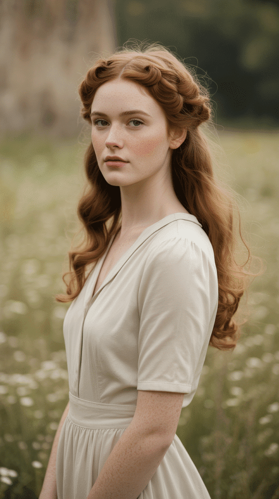 30 Elegant 1930s Hairstyles for Long Hair You'll Fall in Love With 24 Twisted Crown with Loose Curls
