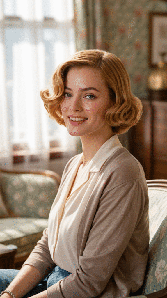 27 Classic 1930s Hairstyles That Bring Vintage Glamour Back 15 The Soft Wave Bob with Curled Ends