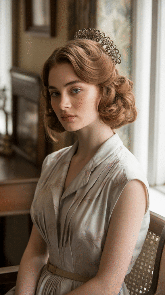 30 Elegant 1930s Hairstyles for Long Hair You'll Fall in Love With 13 Half-Up Curled Style