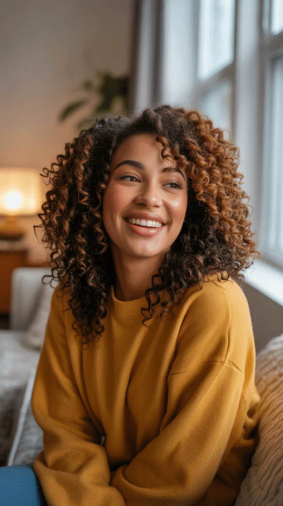 33 Elegant Winter Hairstyles for African American Women of All Ages 4 Natural Twist-Out