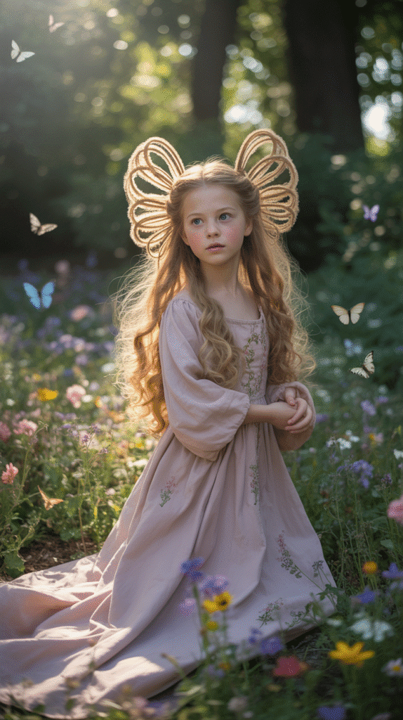 33 Step-by-Step Medieval Hairstyles for Princesses 16 The Butterfly Braid