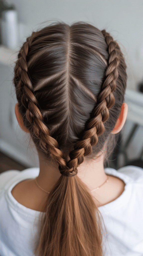Y-Braid (Inverted Braided Ponytail)