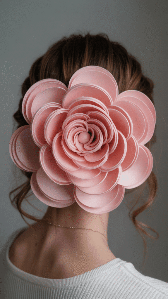 30 Step-by-Step Whimsical Hairstyle Tutorials Anyone Can Try 15 The Twisted Flower Bun
