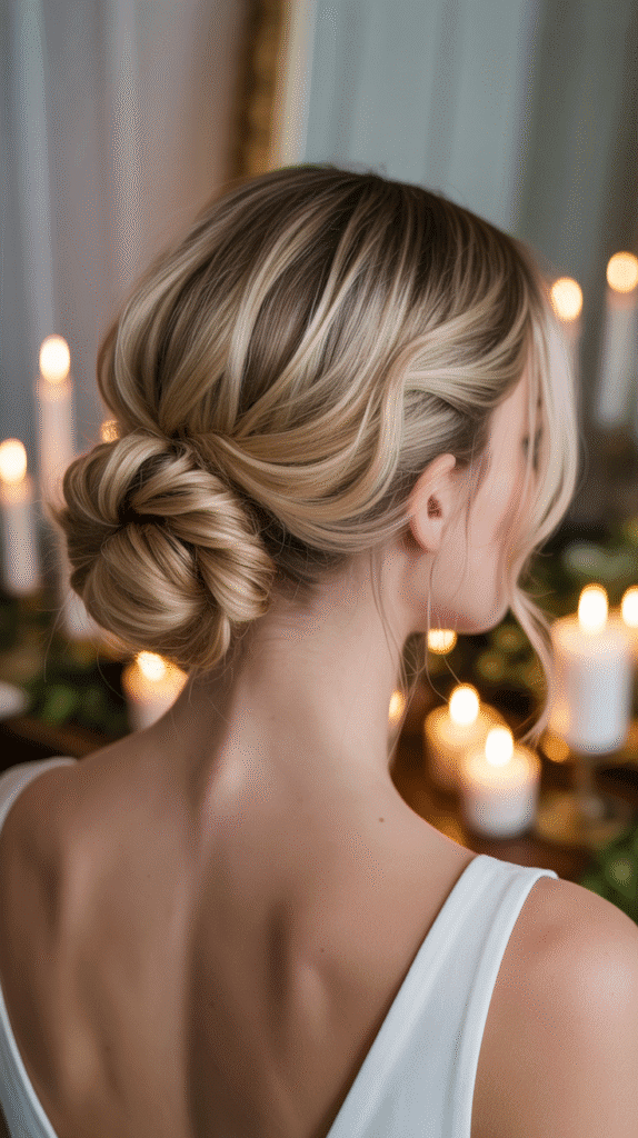 30 Step-by-Step Whimsical Hairstyle Tutorials Anyone Can Try 3 The Romantic Twisted Low Bun