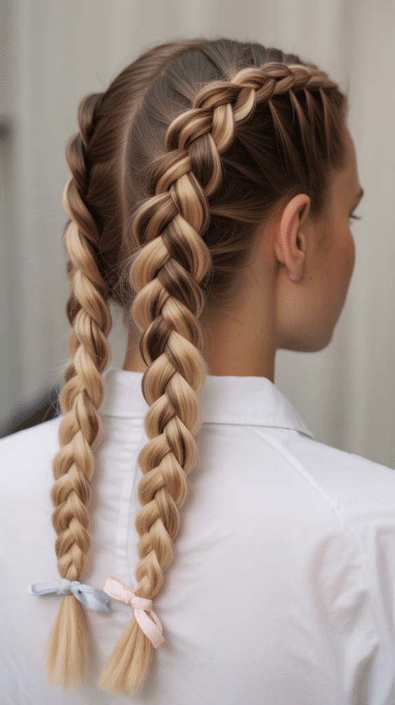 30 Step-by-Step Whimsical Hairstyle Tutorials Anyone Can Try 12 The Dreamy Double Dutch Braids