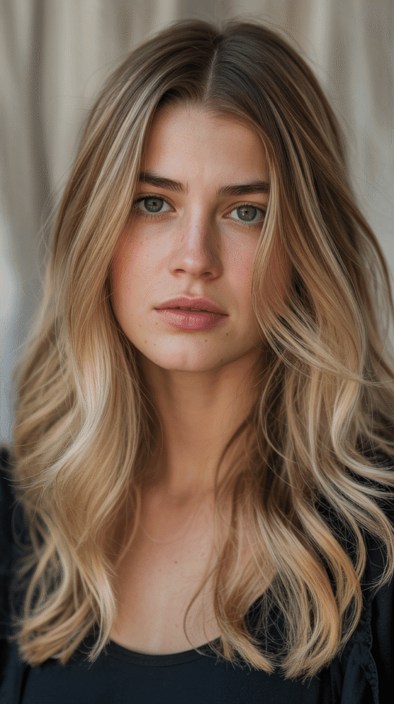 27 Best Hair Colors for Blonde Hair and Green Eyes That Make You Shine 24 Blonde Balayage