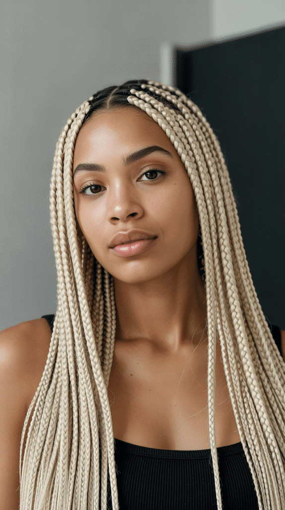 27 Stunning Blonde Braided Hairstyles for Black Women That Turn Heads 15 Blonde Feed-In Braids