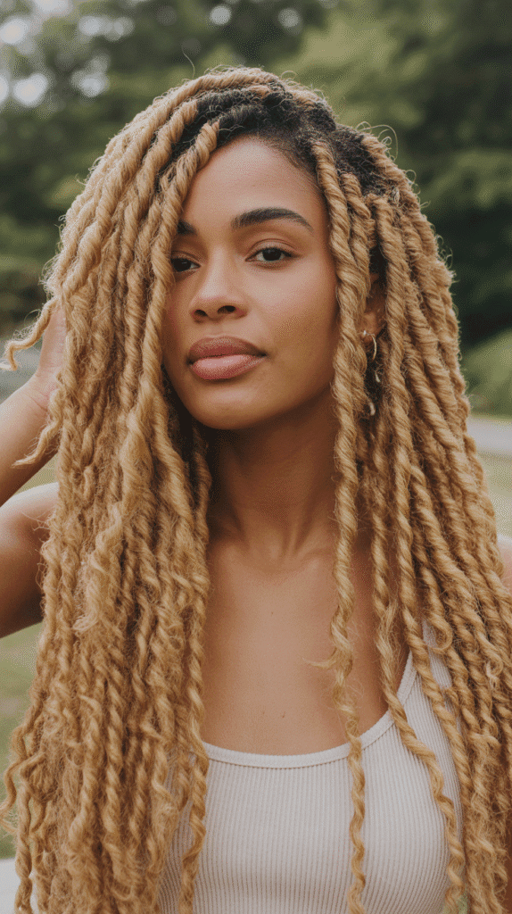 27 Stunning Blonde Braided Hairstyles for Black Women That Turn Heads 10 Blonde Passion Twists