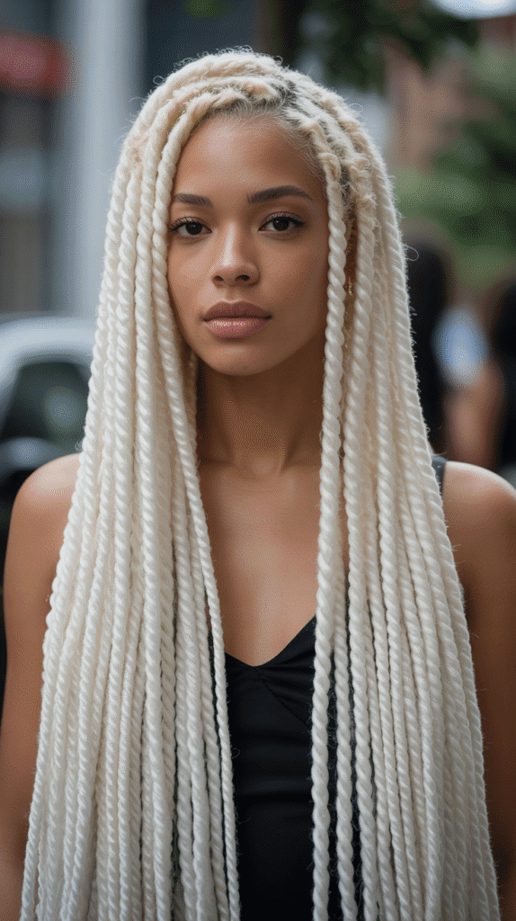 27 Stunning Blonde Braided Hairstyles for Black Women That Turn Heads 25 Blonde Senegalese Twists
