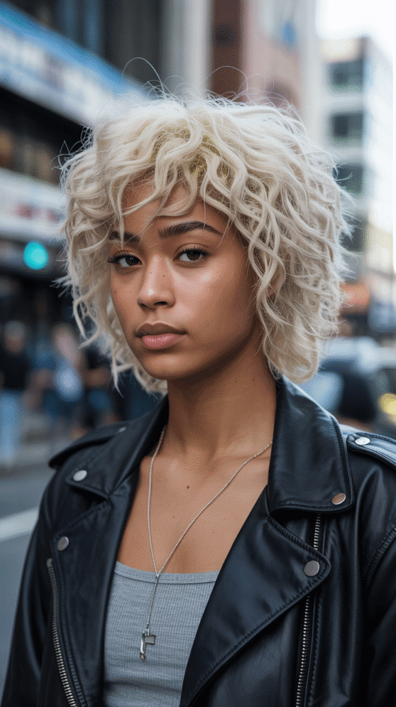 25 Blonde Crimped Hairstyles for Black Women That Stand Out 25 Crimped Blonde Shag