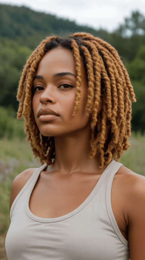 27 Stunning Blonde Braided Hairstyles for Black Women That Turn Heads 26 Blonde Faux Locs