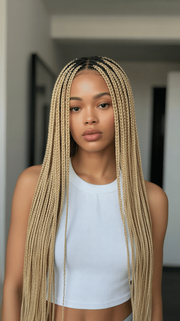 30 Gorgeous Blonde Wig Hairstyles for Black Women You Need to Try 27 Blonde Micro Braids