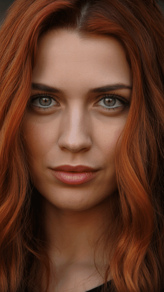 30 Gorgeous Hair Colors for Brown Hair and Green Eyes You'll Love 4 Copper Red