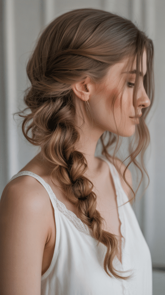 28 Enchanting Whimsical Hairstyles for Long Hair Perfect for Any Occasion 17 Cascading Waterfall Twist