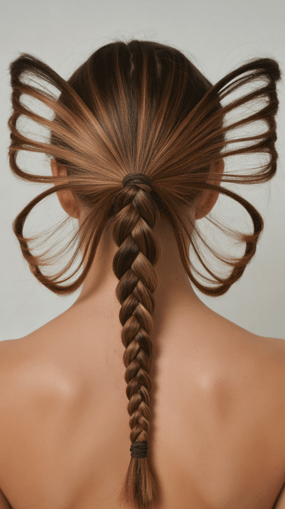 30 Step-by-Step Whimsical Hairstyle Tutorials Anyone Can Try 14 The Butterfly Braid Creation