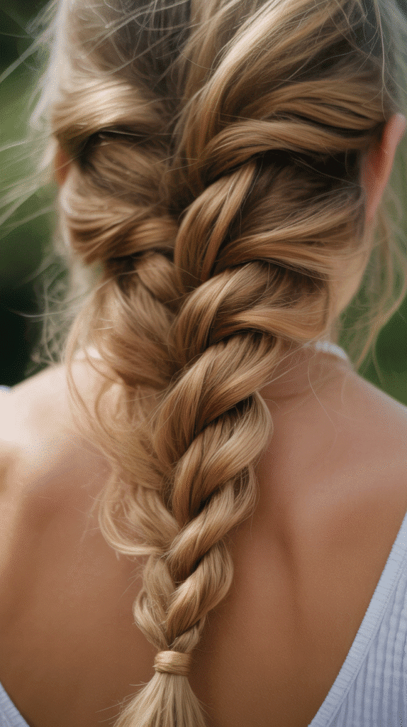 30 Elegant Elf Hairstyles for Long Hair Straight Out of a Fairytale 7 Bohemian Fishtail Braid