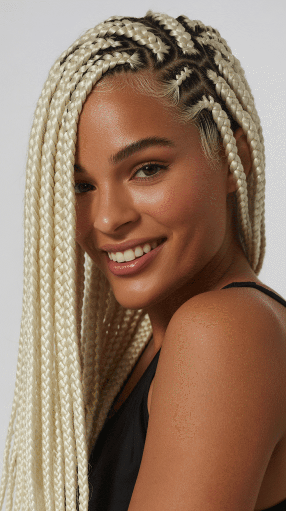  Classic Blonde Box Braids
