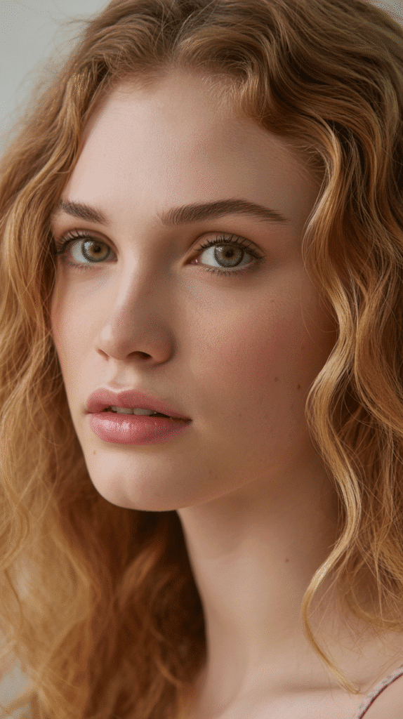 26 Flattering Hair Colors for Pale Skin with Green Eyes That Turn Heads 1 Strawberry Blonde: The Perfect Warm-Toned Classic