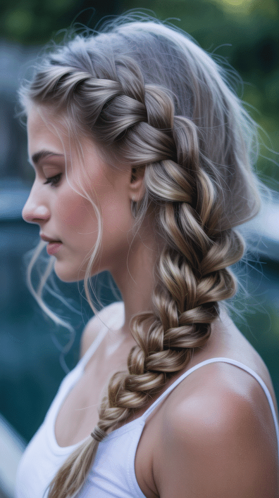 25 Easy Whimsical Hairstyles You Can Create in Minutes 7 Whimsical Waterfall Braid