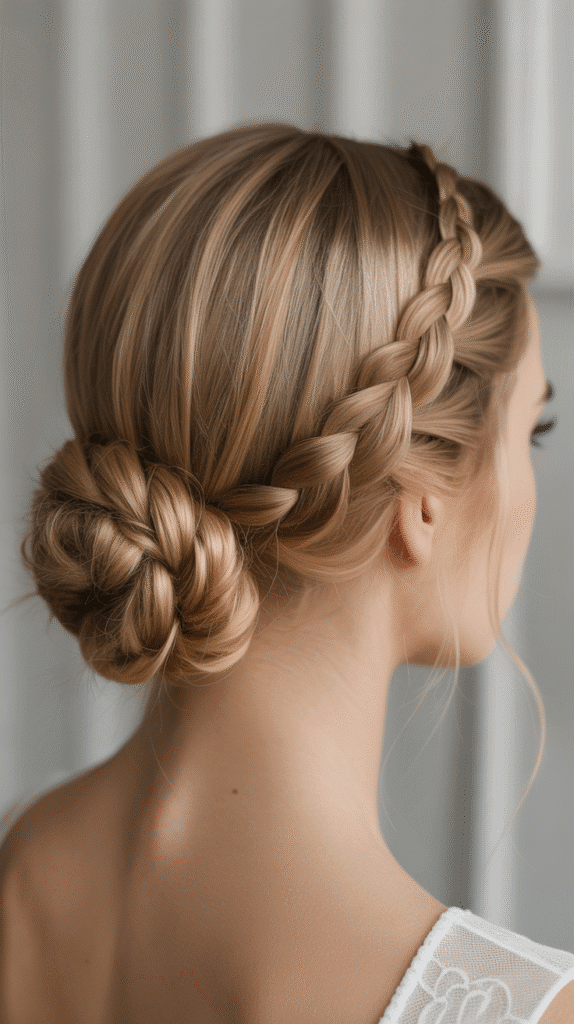 27 Chic Whimsical Hairstyles for Straight Hair That Add a Touch of Grace 18  Braided Crown Updo