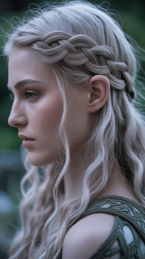 28 Easy Elf Hairstyles You Can Create in Minutes 9 Celtic Knot Braided Design