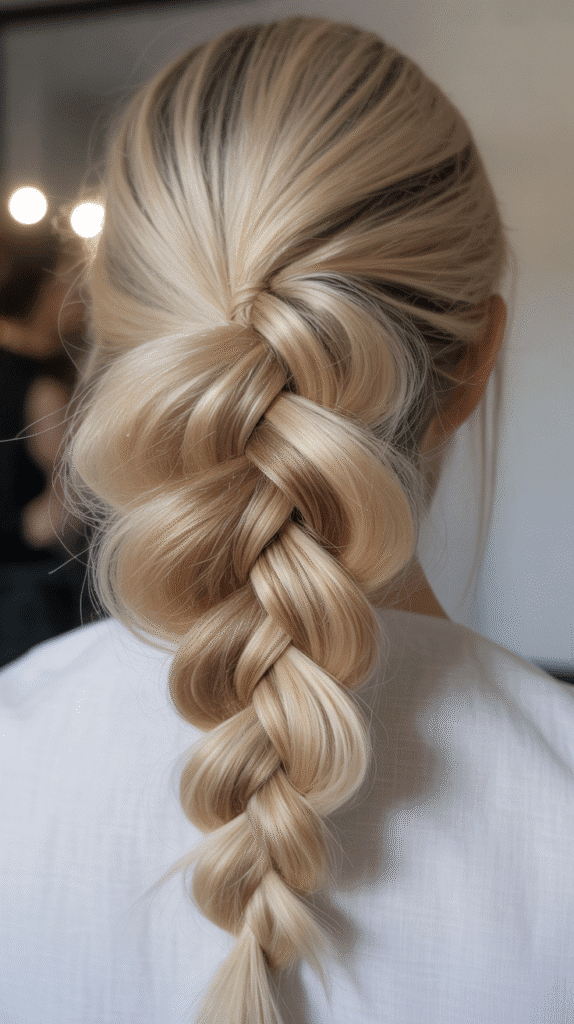 28 Enchanting Whimsical Hairstyles for Long Hair Perfect for Any Occasion 28  Pull-Through Braid