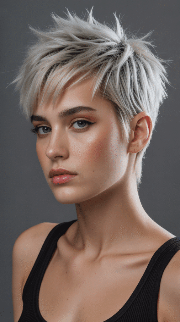 30 Trendy 90s Short Hairstyles to Try 17 The Spiky Pixie