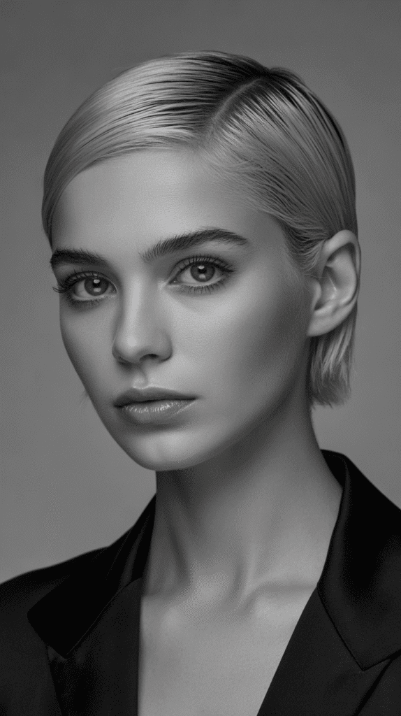 30 Trendy 90s Short Hairstyles to Try 14 The Slicked-Back Pixie