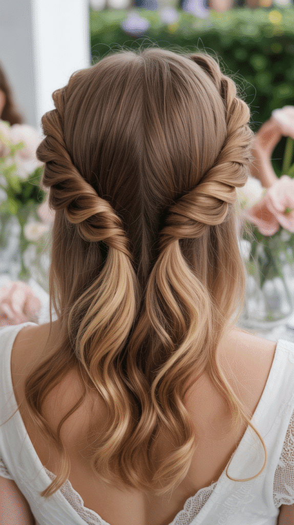 30 Step-by-Step Whimsical Hairstyle Tutorials Anyone Can Try 7 The Garden Party Twisted Crown