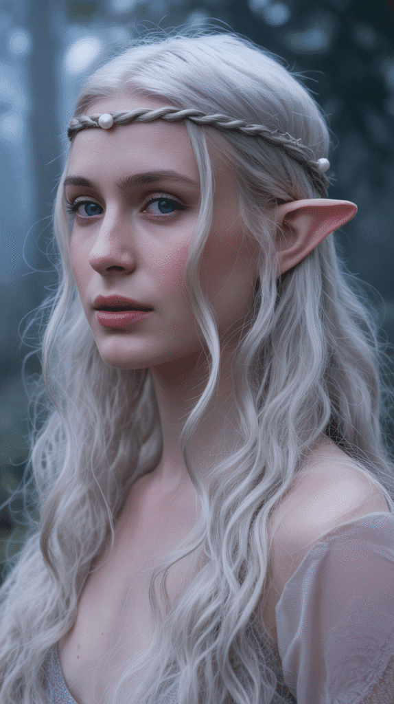 25 Step-by-Step Elf Hairstyle Tutorials Anyone Can Try 18 Twisted Half-Crown with Loose Waves