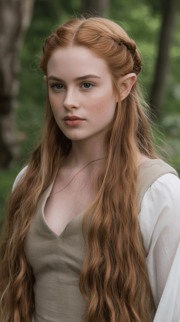 28 Easy Elf Hairstyles You Can Create in Minutes 1 Classic Elven Half-Up Braid