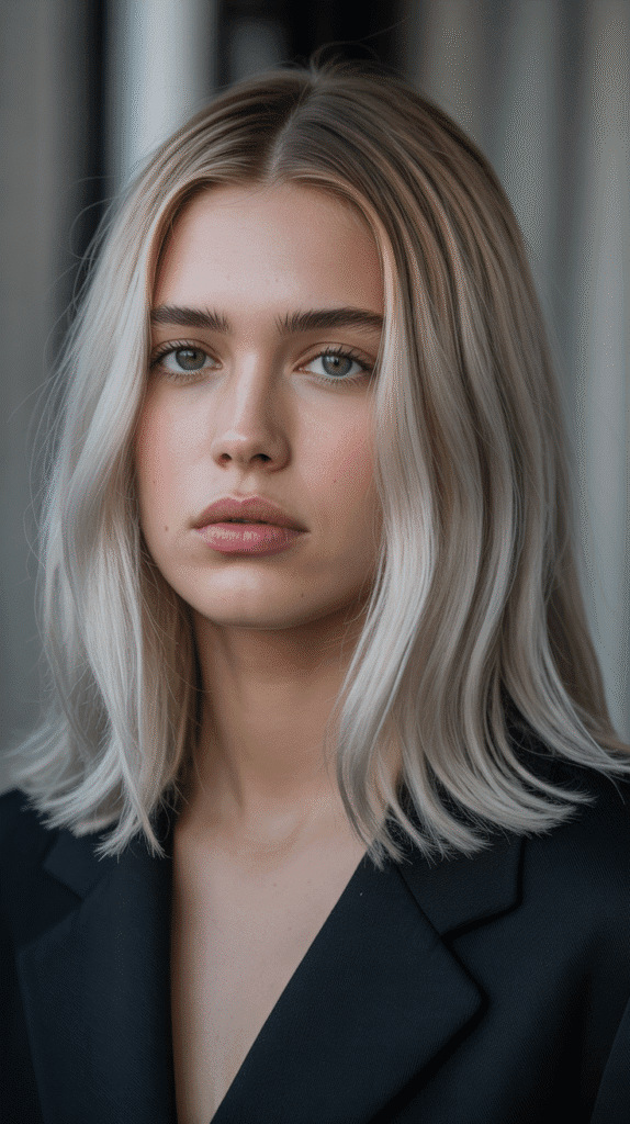 28 Best Hair Colors for Pale Skin and Green Eyes to Brighten Your Style 6 Ash Blonde – Cool and Contemporary
