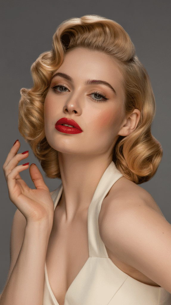 25 Easy Whimsical Hairstyles You Can Create in Minutes 22 Vintage Victory Rolls