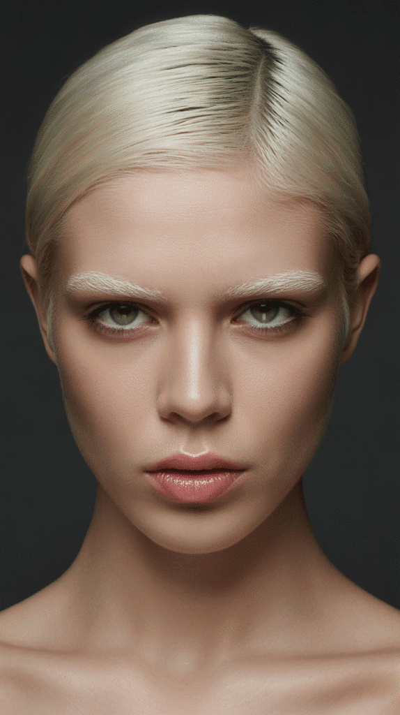 26 Flattering Hair Colors for Pale Skin with Green Eyes That Turn Heads 10  Platinum Blonde: Bold Cool-Toned Drama