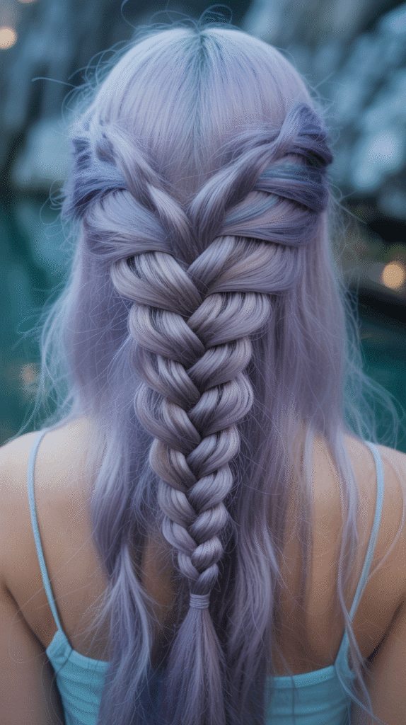 28 Enchanting Whimsical Hairstyles for Long Hair Perfect for Any Occasion 11 Mermaid Braid