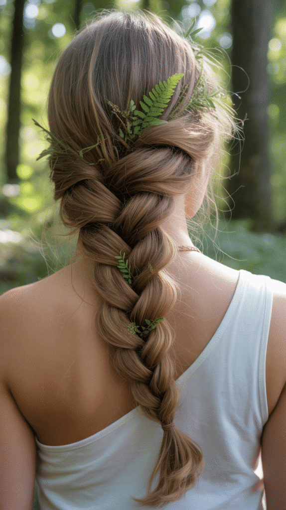 30 Step-by-Step Whimsical Hairstyle Tutorials Anyone Can Try 10 The Enchanted Forest Loose Fishtail