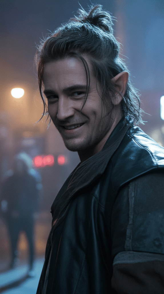 26 Cool Elf Hairstyles for Male Elves Inspired by Fantasy Worlds 18 The Rogue's Messy Topknot