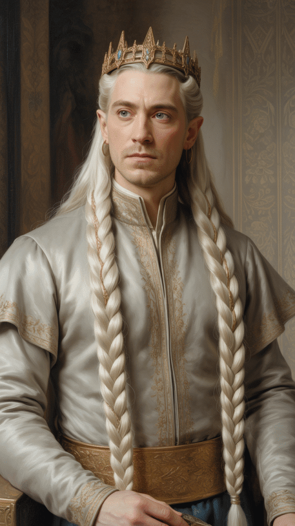 26 Cool Elf Hairstyles for Male Elves Inspired by Fantasy Worlds 10 The Ceremonial High Braid