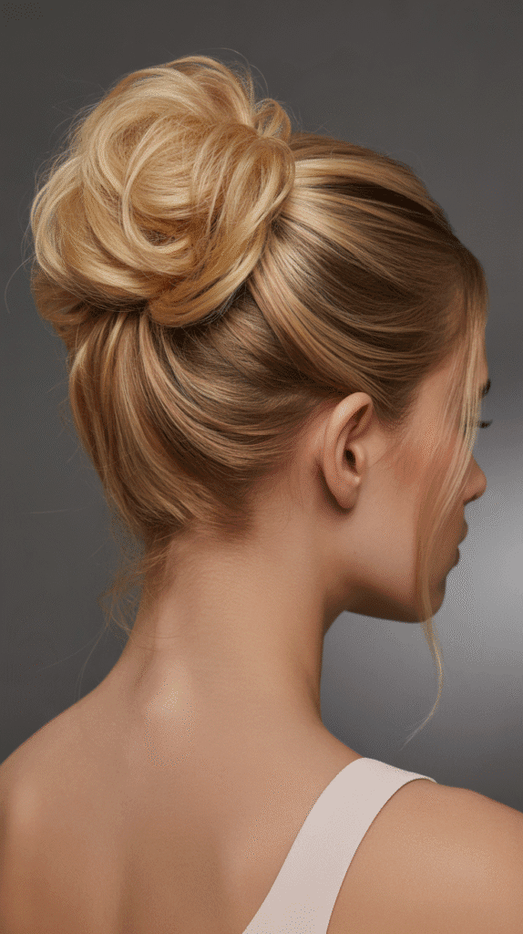 27 Elegant Whimsical Updo Hairstyles to Elevate Your Look 8 French Twist with Modern Volume