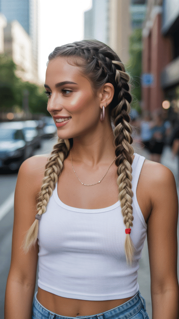 25 Easy Whimsical Hairstyles You Can Create in Minutes 20  Playful Pigtail Braids