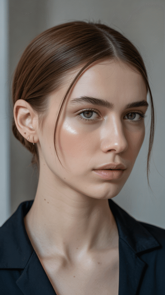 26 Flattering Hair Colors for Pale Skin with Green Eyes That Turn Heads 25 Cool Brown: Ash-Toned Sophistication