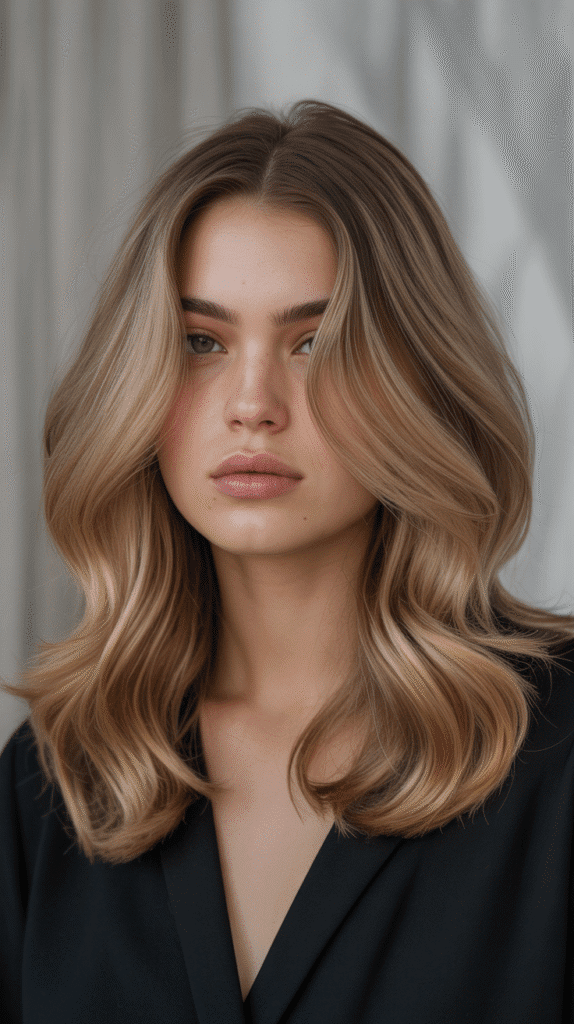 25 Stunning Blonde Hair with Caramel Lowlights for Fall 22 Mushroom Blonde with Caramel Warmth Injection
