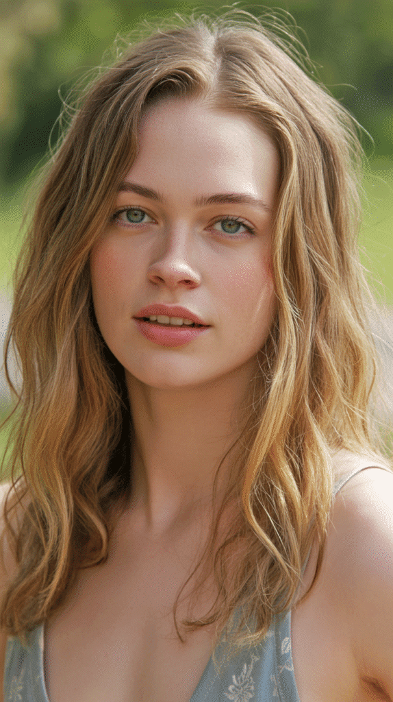 28 Best Hair Colors for Pale Skin and Green Eyes to Brighten Your Style 13 Light Brown with Blonde Highlights – Natural Dimension