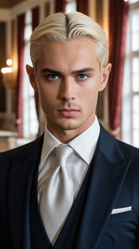 26 Cool Elf Hairstyles for Male Elves Inspired by Fantasy Worlds 6 The Diplomatic Curtain Style